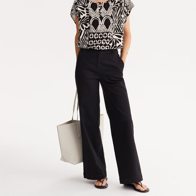 Pantalon chino large ANNE WEYBURN