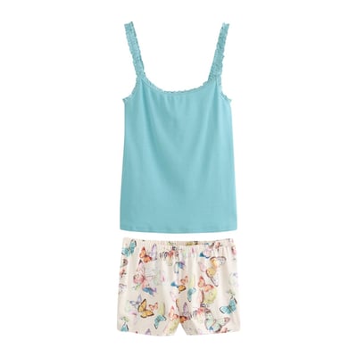 Ensemble pyjama short et débardeur côtelé NEXT