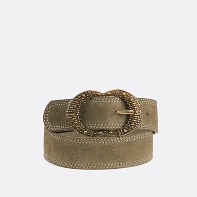 Ceinture en cuir suède Simone PIECES