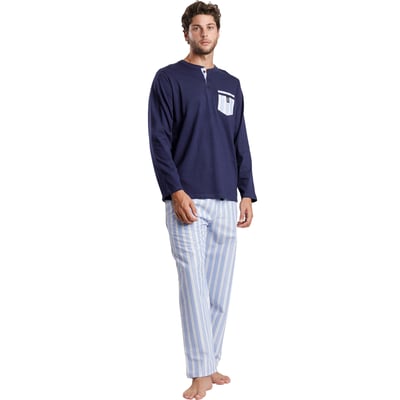 Pyjama pantalon top manches longues Stripest ADMAS