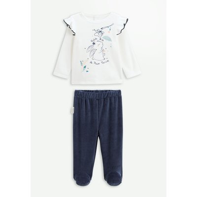 Pyjama bébé 2 pièces en velours MISSCERISE PETIT BEGUIN