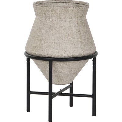Support cache pot métal style scandinave finition vieilli RECOLLECTION