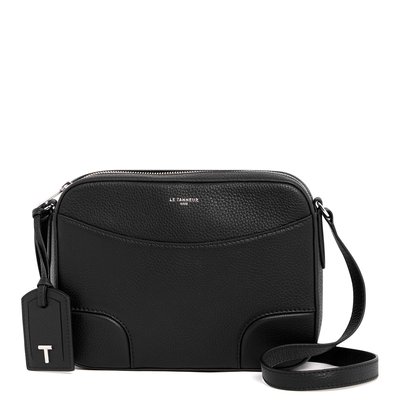 Sac bandoulière moyen modèle en cuir grainé ROMY LE TANNEUR