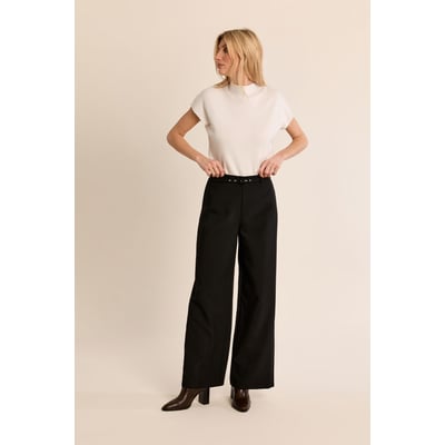 Pantalon jambes larges avec ceinture MOLLY BRACKEN