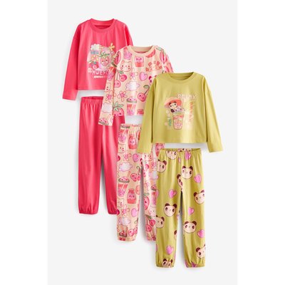 Pyjamas à manches courtes, lot de 3 NEXT