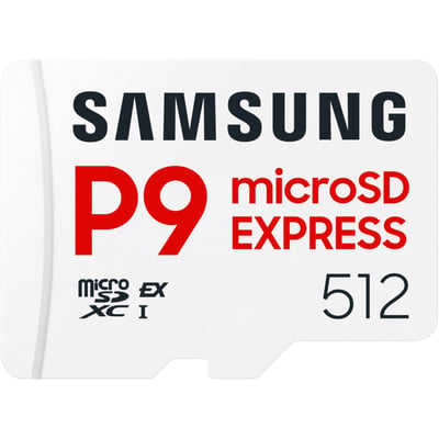 Carte Micro SD 512Go P9 Express Classe U3 V30 A1 SAMSUNG