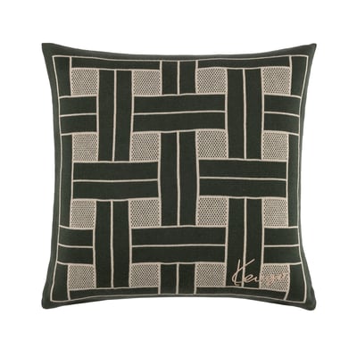 Housse de coussin en coton, K WEAVE KENZO HOME