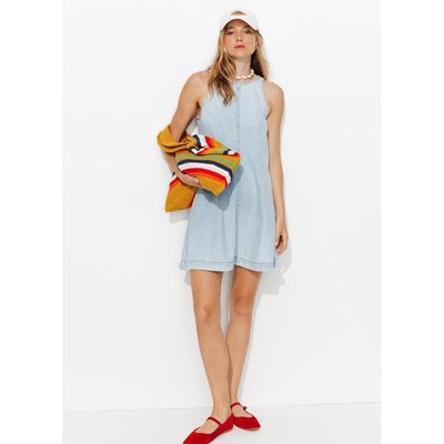 Robe courte trapèze en jean PROMOD