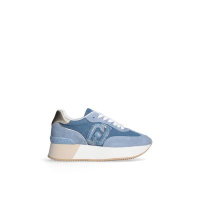 Sneakers à plateforme en denim LIU JO