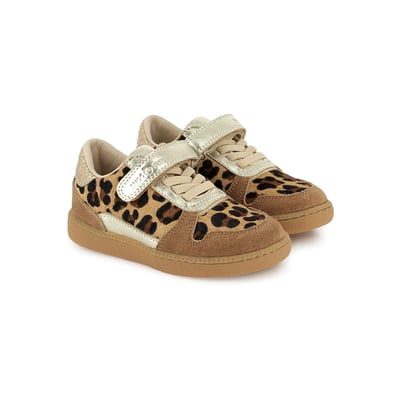 Baskets à lacets élastiqués et scratch, KIX LO CONNECT SHOO POM