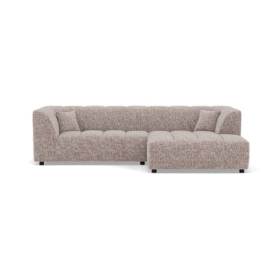 Canapé d'Angle droit 4 places - CURTIS LISA DESIGN