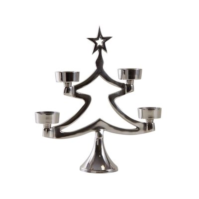 Sapin porte bougie en aluminium 30cm AUBRY GASPARD