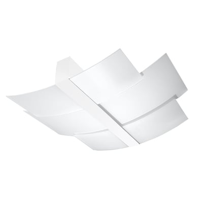 Plafonnier Acier Blanc E27 3 Celia EDEN