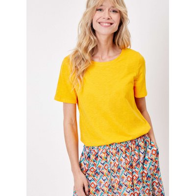 T-shirt coton flammé bio imprimé SOLIANE LA FIANCÉE