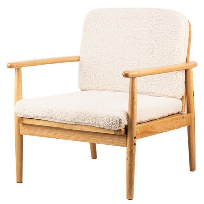 Fauteuil de salon en bois massif, SURABAYA NORDLYS