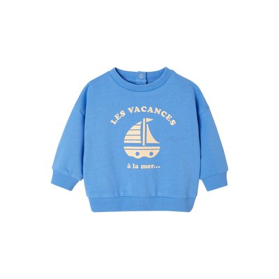 Sweat col rond Basics VERTBAUDET