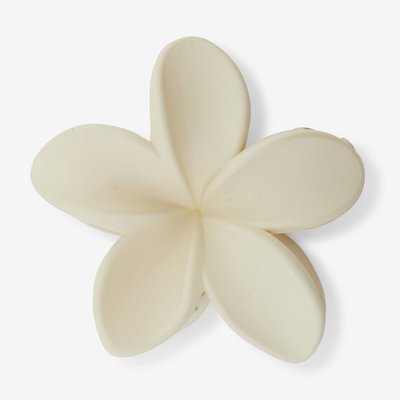 Pince à cheveux fleur tropicale ivoire BALABOOSTE