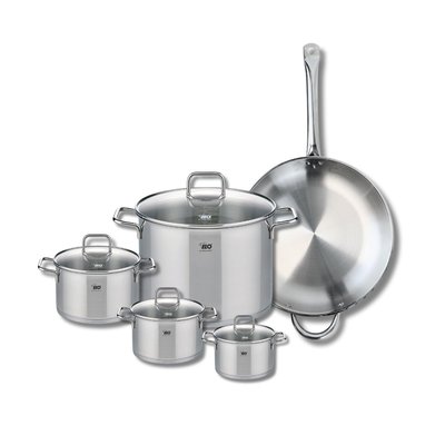 Set de 1 poêle 32 cm et 4 faitouts Profi Citrin ELO