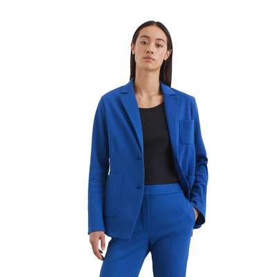 Blazer en jersey piqué regular en mélange de coton organique MARC O'POLO