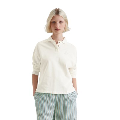 Polo à manches longues wide en jersey piqué MARC O’POLO DENIM