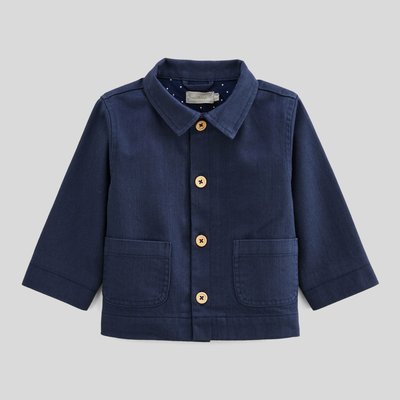 Veste unie en coton BOUT'CHOU
