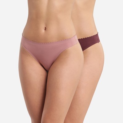 Lot de 2 tangas coton Body Touch Easy DIM