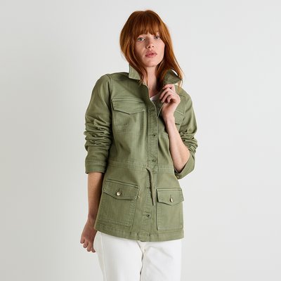 Veste saharienne denim GRAIN DE MALICE