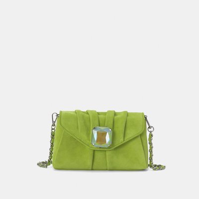 Sacoche en cuir avec ornement de diamant ALMA EN PENA