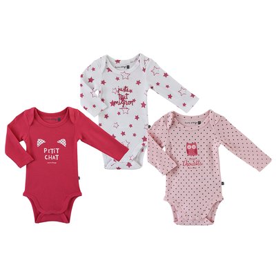 Lot de 3 bodies fille baarathi SUCRE D'ORGE