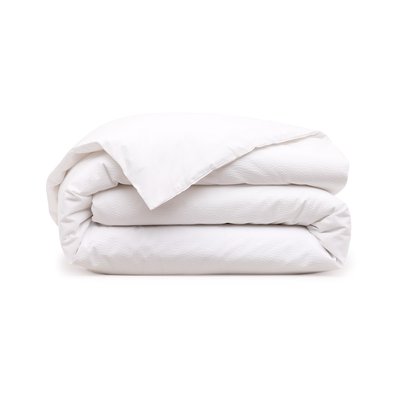 Housse de couette en percale de coton seersucker, L TAMIS LACOSTE HOME