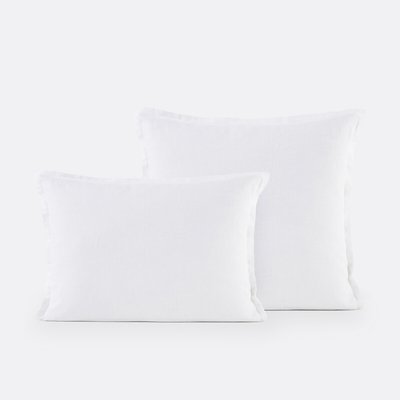 Linot Washed Linen Pillowcase LA REDOUTE INTERIEURS
