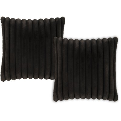 Housses de coussin velours cotelé RAYA -Lot de 2 MAGMA HEIMTEX