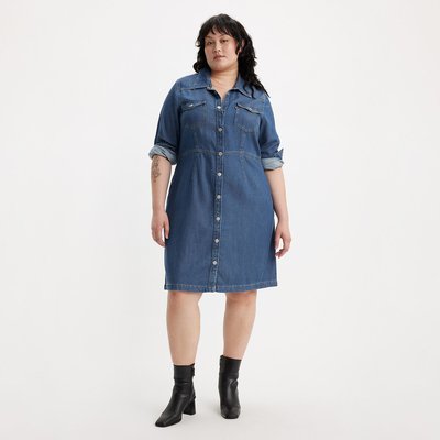 Robe en jean femme grande taille new arrivals