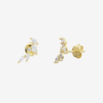 Paire de boucles d'oreilles Doré  AMBRE CAROLINE NAJMAN