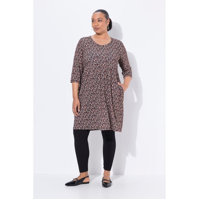 T-shirt long, décolleté en V et manches 3/4 ULLA POPKEN
