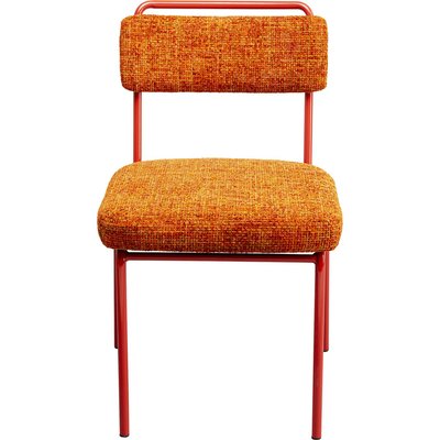 Chaise en polyester tressé et acier, ALLY KARE DESIGN