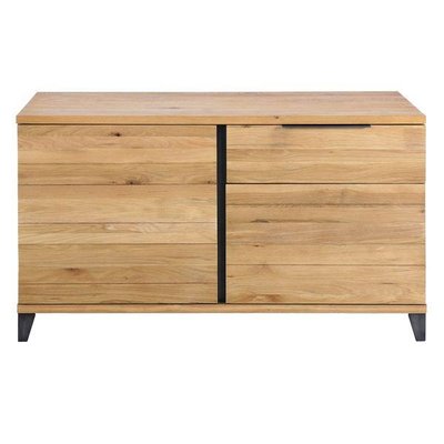 Buffet chêne et métal 2 portes avec tiroir Manhattan ZAGO