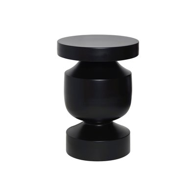 Table d'appoint, bout de canapé, table de chevet métal Ø30,5 x H46,5cm ALMA SWEEEK