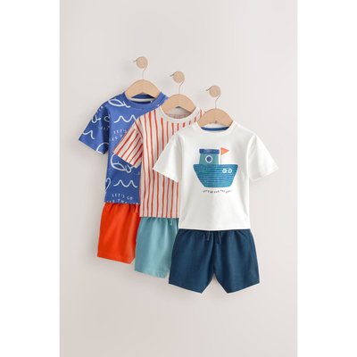 Short et t-shirt, lot de 3 NEXT