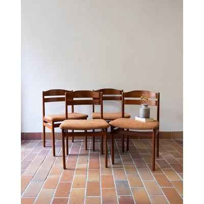 Paire de chaises scandinaves Alma N°1792 - Bon état DEBONGOUT