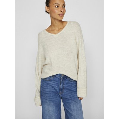 V-Neck Jumper in Soft Knit VILA