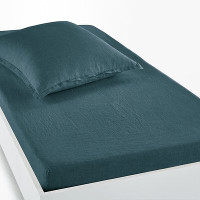 Kinder-Fixleintuch, gewaschenes Leinen, Steg 30 cm, Linot LA REDOUTE INTERIEURS