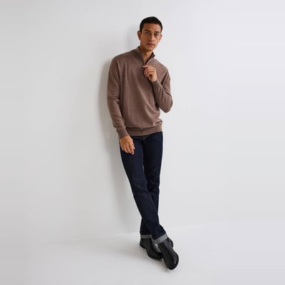 Pull col camionneur en mélange laine cachemire, Oeko-tex MONOPRIX