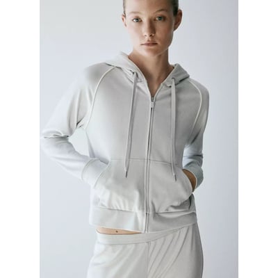Sweat en velours au toucher doux MANGO
