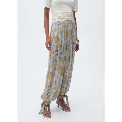 Pantalon ballon fleuri MANGO