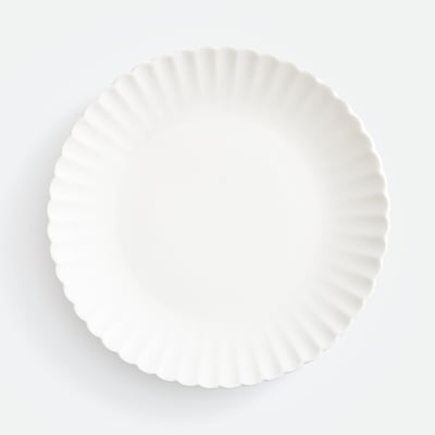 Lot de 6 assiettes plates, en porcelaine, YLAN LA REDOUTE INTERIEURS