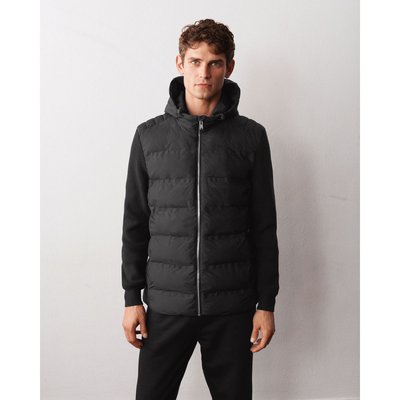 Manteau À Capuche Matelassé /manches En Maille NEXT