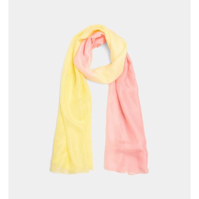 Foulard En Soie Sylviane Bicolore GALERIES LAFAYETTE