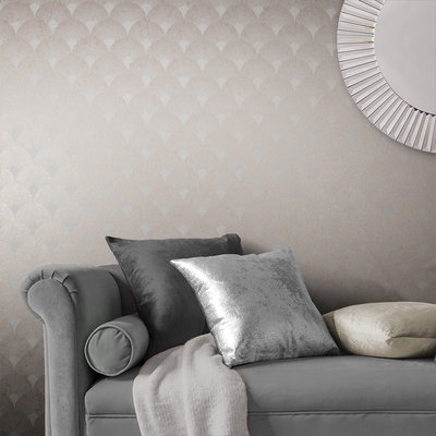 Papier peint Fan Pink Gold GRAHAM ET BROWN