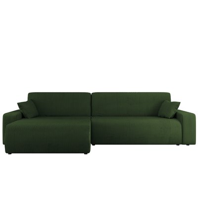 Canapé d'Angle Convertible en Velours côtelé 5 places - ARTEMISA LISA DESIGN